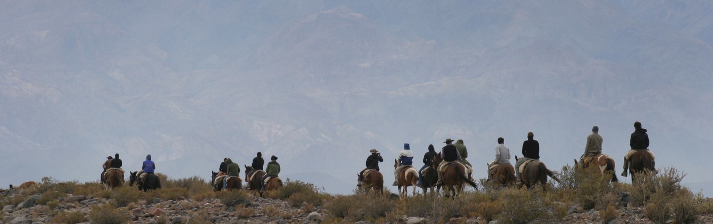 Cabalgata en el Valle de Uspallata, Mendoza